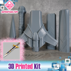 Dragon Quest: Supernova Sword - 3D Printed Kit