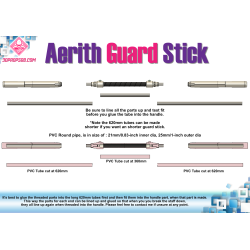 Final Fantasy 7: Aerith's Guard Stick - 3D Printed Kit