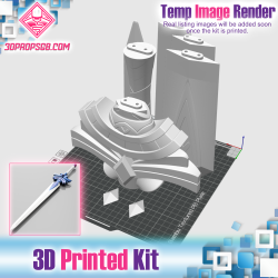 Genshin Impact: Kaeya Cool Steel Sword - 3D Printed Kit
