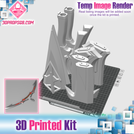 RWBY: Cinder Fall Midnight Bow - 3D Printed Kit