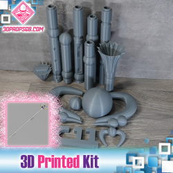 Sailor Moon: Sailor Pluto Garnet Rod - 3D Printed Kit