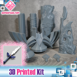 The Legend of Zelda: Corrupted Master Sword - 3D Printed Kit