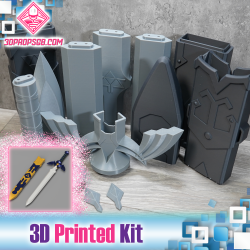 The Legend of Zelda: Master Sword & Scabbard - 3D Printed Kit