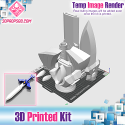 The Legend of Zelda: Wind Waker Master Sword - 3D Printed Kit
