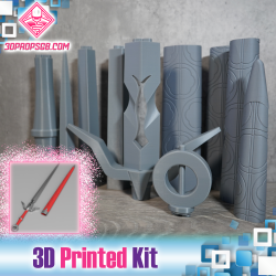 The Witcher: Ciri's Zireael Sword - 3D Printed Kit