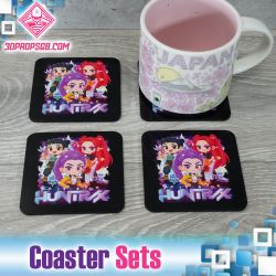 K-Pop Demon Hunters - Drinks Coaster Set - Huntr/x - Huntrix