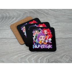 K-Pop Demon Hunters - Drinks Coaster Set - Huntr/x - Huntrix