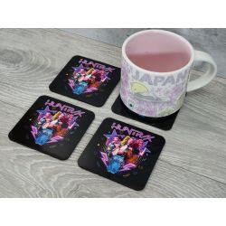 K-Pop Demon Hunters - Drinks Coaster Set - Huntr/x - Huntrix - Derpy