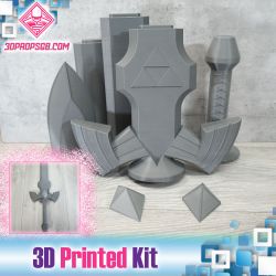 The Legend of Zelda: A Link Between Worlds Master Sword - 3D Printed Kit