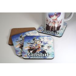Genshin Impact - Drinks Coaster Set, Gamer Gift