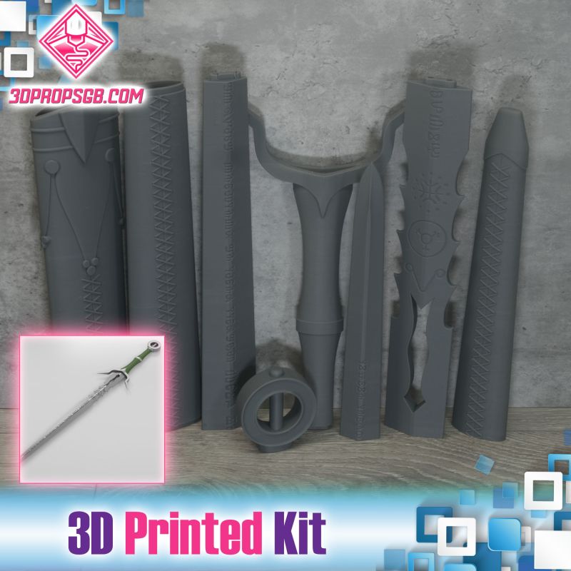 The Witcher 4: Ciri's Zireael Sword - 3D Printed Kit