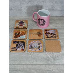 Monster Hunter Wilds - Drinks Coaster Set, Gamer Gift