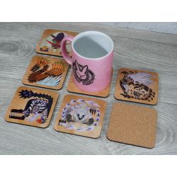 Monster Hunter Wilds - Drinks Coaster Set, Gamer Gift