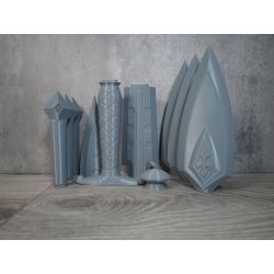 (Clearance Stock, Ready to Ship)  Final Fantasy XIV: Thancred Daggers Set - 3D Printed Kit