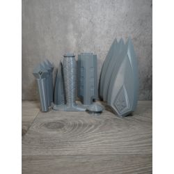 (Clearance Stock, Ready to Ship)  Final Fantasy XIV: Thancred Daggers Set - 3D Printed Kit
