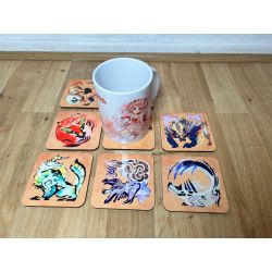 Monster Hunter Rise - Drinks Coaster Set, Gamer Gif