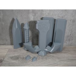 (Clearance Stock, Ready to Ship) The Legend of Zelda: Ocarina of Time Master Sword - 3D Printed Kit