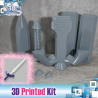 (Clearance Stock, Ready to Ship) The Legend of Zelda: Ocarina of Time Master Sword - 3D Printed Kit