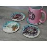 Monster Hunter Wilds - Round Drinks Coaster Set, Gamer Gift