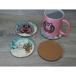 Monster Hunter Wilds - Round Drinks Coaster Set, Gamer Gift