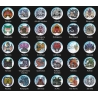 Monster Hunter Wilds - Round Drinks Coaster Set, Gamer Gift