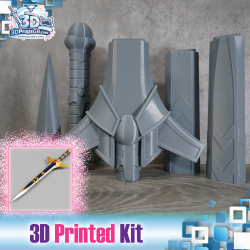 Dragon Quest: Supernova Sword - 3D Printed Kit