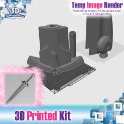 Final Fantasy XIV: Longstop Greatsword - 3D Printed Kit