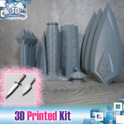 Final Fantasy XIV: Thancred Daggers Set - 3D Printed Kit