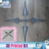 Final Fantasy 7: Yuffie Shuriken - 3D Printed Kit