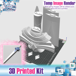 Genshin Impact: Kaeya Cool Steel Sword - 3D Printed Kit