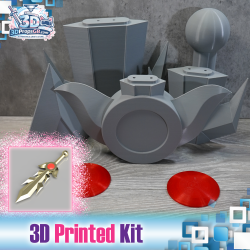 Meta Knight Sword - 3D Printed Kit