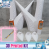 Kid Icarus: Palutena Bow - 3D Printed Kit