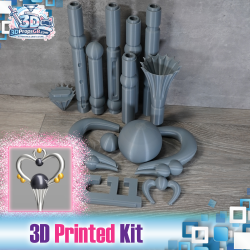 Sailor Moon: Sailor Pluto Garnet Rod - 3D Printed Kit