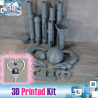 Sailor Moon: Sailor Pluto Garnet Rod - 3D Printed Kit