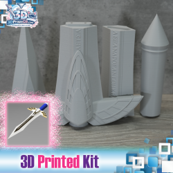 Soulcalibur: Cassandra Sword - 3D Printed Kit