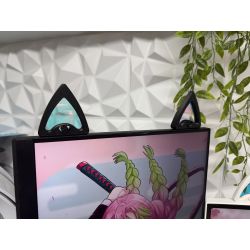 Monitor Decorations: Cat Ears, Kawaii Cat Ears