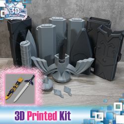 The Legend of Zelda: Master Sword & Scabbard - 3D Printed Kit