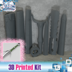 The Witcher 4: Ciri's Zireael Sword - 3D Printed Kit