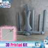 The Legend of Zelda: Zelda Sword - 3D Printed Kit