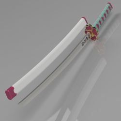 Mitsuri Kanroji Katana & Scabbard - Digital Download