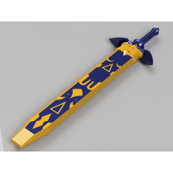 The Legend of Zelda: Ocarina of Time Master Sword Scabbard - Digital Download