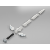 Fairy Tail: Erza Scarlet Heart Kreuz Sword - 3D Printed Kit
