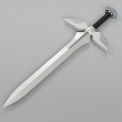 Fairy Tail: Erza Scarlet Heart Kreuz Sword - 3D Printed Kit
