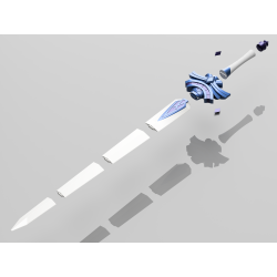 Genshin Impact: Kaeya Cool Steel Sword - 3D Printed Kit