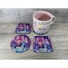 K-Pop Demon Hunters - Drinks Coaster Set - Huntr/x - Huntrix