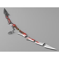 RWBY: Cinder Fall Midnight Bow - 3D Printed Kit