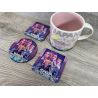 K-Pop Demon Hunters - Drinks Coaster Set - Huntr/x - Huntrix