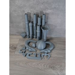 Sailor Moon: Sailor Pluto Garnet Rod - 3D Printed Kit