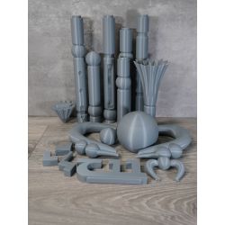 Sailor Moon: Sailor Pluto Garnet Rod - 3D Printed Kit