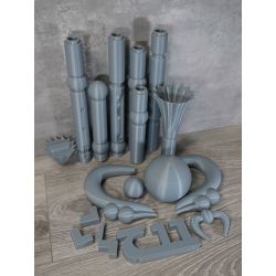 Sailor Moon: Sailor Pluto Garnet Rod - 3D Printed Kit